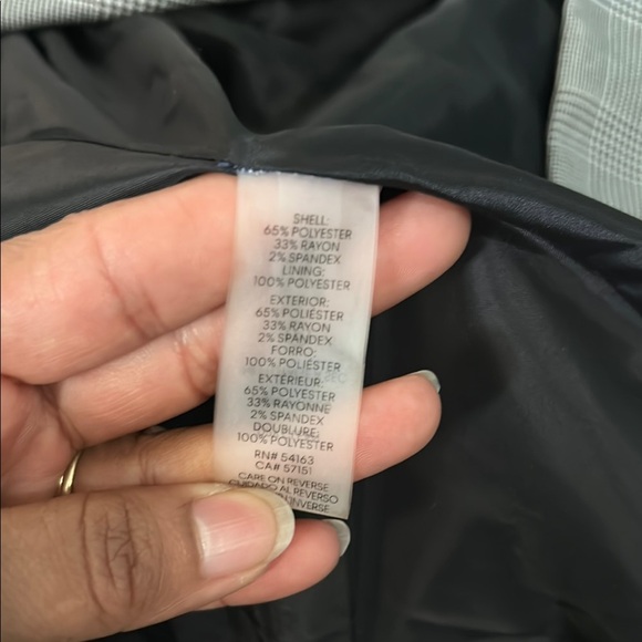 Calvin Klein Black and White Women's Jacket - Picture 11 of 13